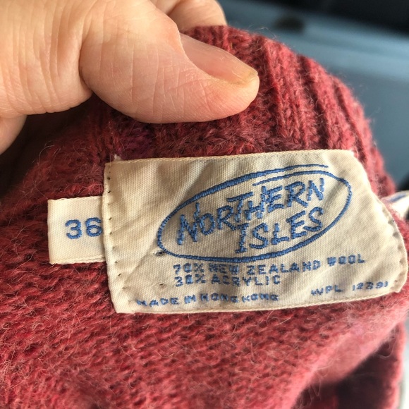 Northern isles New Zealand wool ladies knitted sweater size 36 - Picture 6 of 6